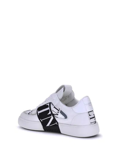 Valentino White Vl7n Sneakers In White