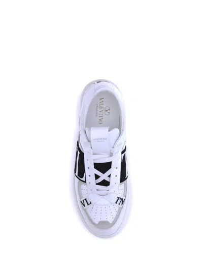 Valentino White Vl7n Sneakers In White
