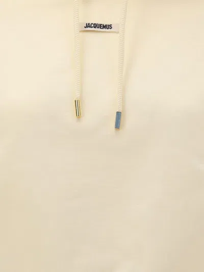 Jacquemus Women Logoed Hoodie In Neutral