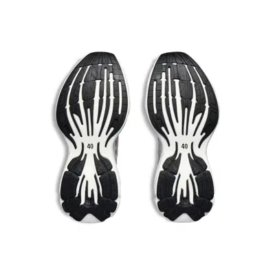 Balenciaga Men White Cowskin And Polyester Monday Shoe Sneakers