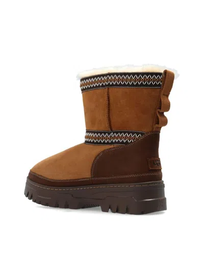Ugg Mini Trailgazer Ankle Boots Beige In Brown