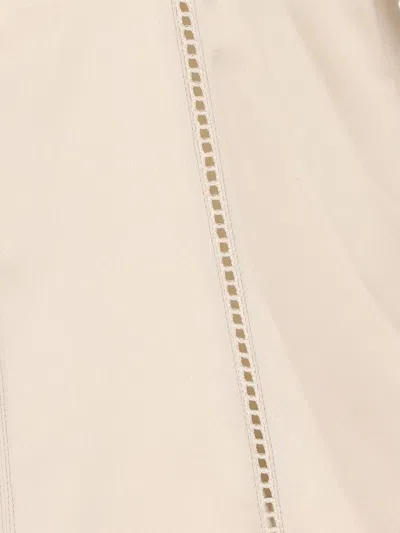 Isabel Marant Diandra Lace-embellished Stretch-silk Camisole Top In Neutral