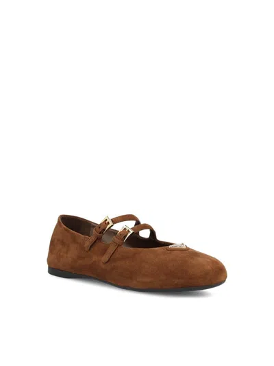Prada Suede Ballerinas