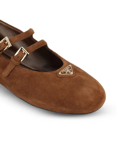 Prada Suede Ballerinas
