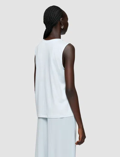 Joseph Cotton Silk Jersey Tank Top In White