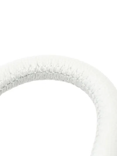 Pre-owned Chanel 2021 Mini Coco Handle Handbag In White