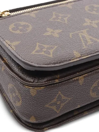 Pre-owned Louis Vuitton 2021's Metis Ew Shoulder Bag In Brown