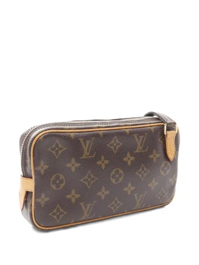 Pre-owned Louis Vuitton 2004 Marly Bandouliere Handbag In Brown