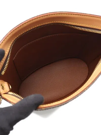 Pre-owned Louis Vuitton 2003 Druot Monogram Shoulder Bag In Brown