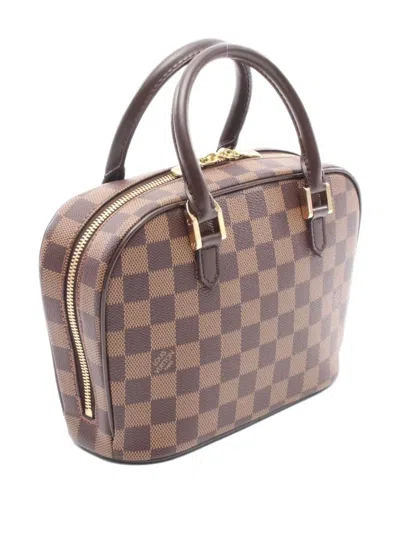 Pre-owned Louis Vuitton 2003 Mini Saria Handbag In Brown