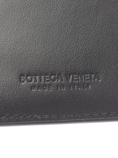 Pre-owned Bottega Veneta 2020s Cassette Leather Wallet In Black
