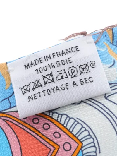 Pre-owned Hermes 2020s Sur Mon Nuage Scarf In Blue