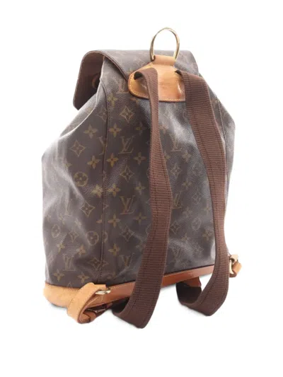 Pre-owned Louis Vuitton 2000 Montsouris Gm Backpack