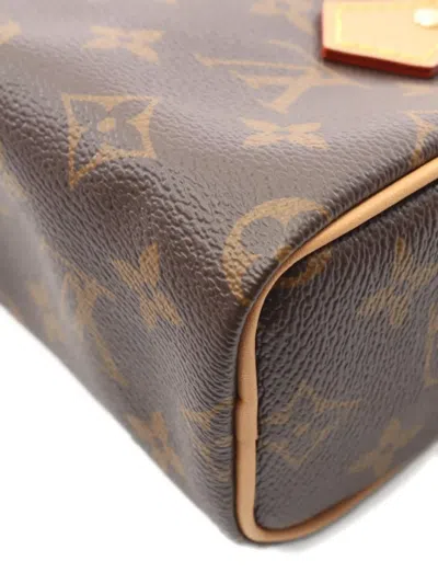 Pre-owned Louis Vuitton 2022 Nano Speedy Handbag In Brown