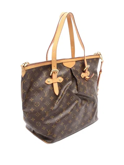 Pre-owned Louis Vuitton 2012 Palermo Gm Tote Bag In Brown