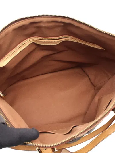 Pre-owned Louis Vuitton 2012 Palermo Gm Tote Bag In Brown