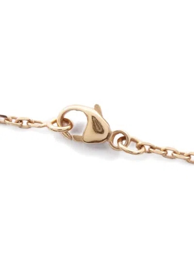 Pre-owned Hermes 2010 Mini Pop H Necklace In Gold