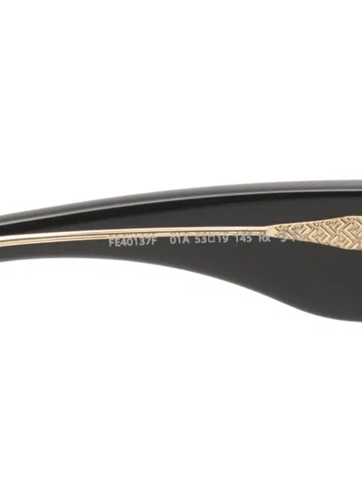 Pre-owned Fendi 2020s Roma Sunglasses In Black
