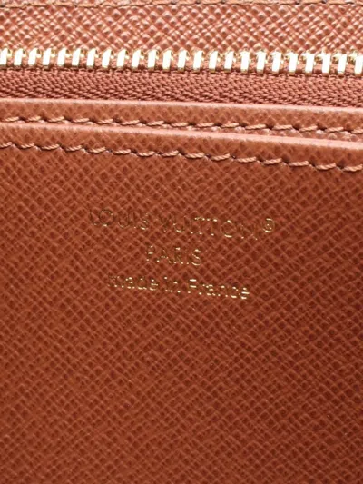 Pre-owned Louis Vuitton 2020 Zippy Wallet In Brown