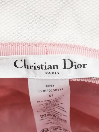 Pre-owned Dior 2000s D-bobby Floral-print Bucket Hat