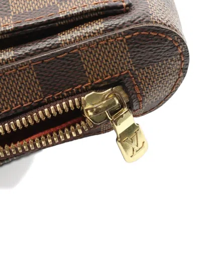 Pre-owned Louis Vuitton 2004 Geronimos Messenger Bag In Brown