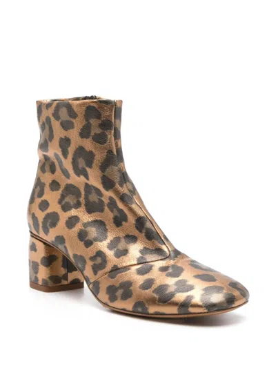 Forte Forte Leopard-print Boots In Animal Print