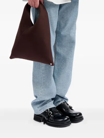 Mm6 Maison Margiela Small Japanese Tote Bag In Brown