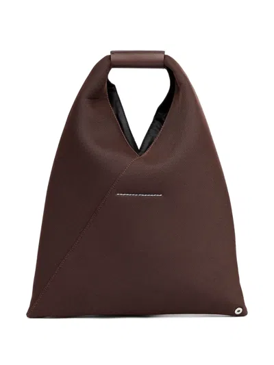 Mm6 Maison Margiela Small Japanese Tote Bag In Brown