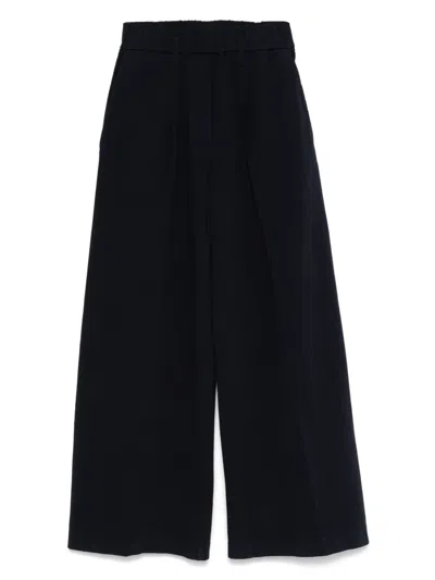 Forte Forte Cotton Trousers In Black