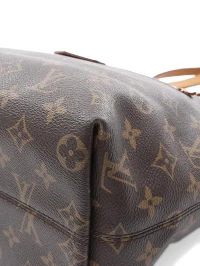 Pre-owned Louis Vuitton 2016 Jena Pm Tote Bag In Brown