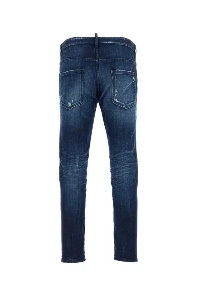 Dsquared2 Dsquared Stretch Denim Skater Jeans In Blue