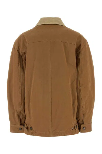 Isabel Marant Long Sleeve Casual Jacket In Brown