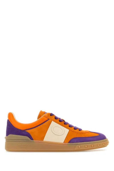 Valentino Upvillage Crosta Suede-leather Sneakers