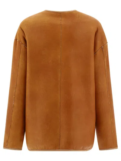 Giovi Reversible Shearling Jacket For Women