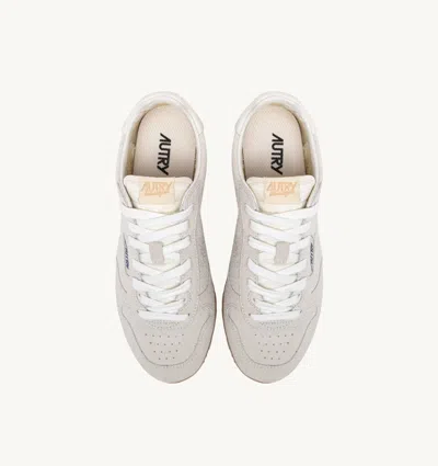 Autry Ivory Suede Windspin Sneakers