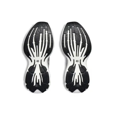 Balenciaga Men White Cowskin And Polyester Monday Shoe Sneakers