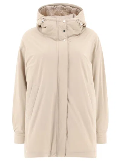 Herno A-shape Down Jacket In Neutral