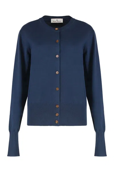 Vivienne Westwood Bea Cardigan In Blue