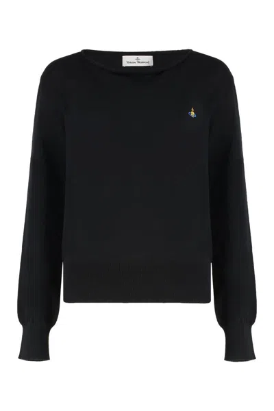 Vivienne Westwood Cotton-blend Sweater In Black