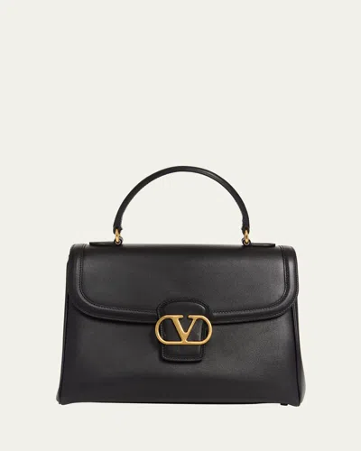 Valentino 9 To 5 Flap Leather Top-handle Bag
