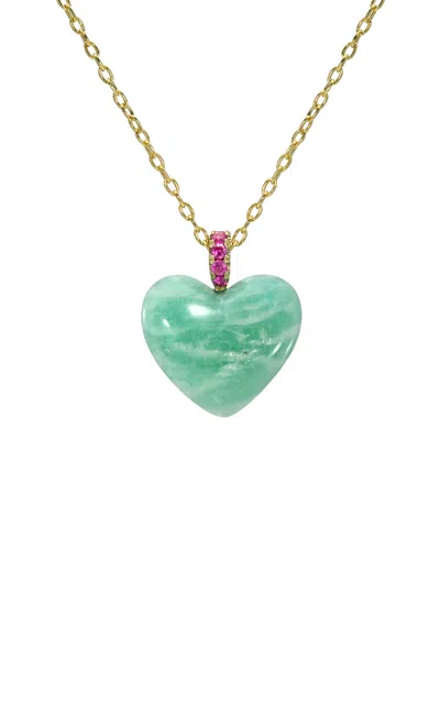 Rachel Quinn 14k Yellow Gold Amazonite Pendant