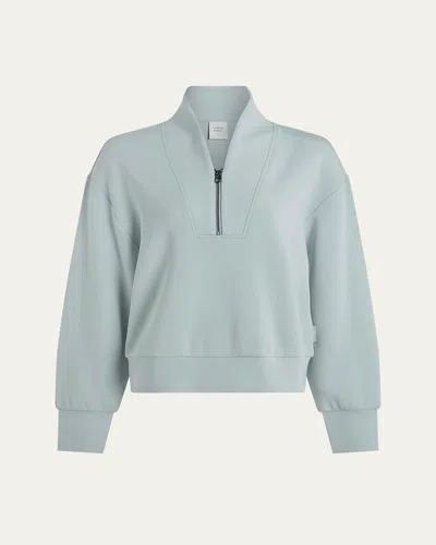 Varley Davidson Partial-zip Sweatshirt In Blue