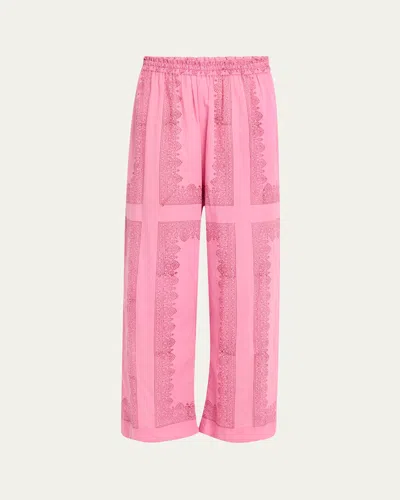Alix Of Bohemia Otto Fuchsia Tile Pants