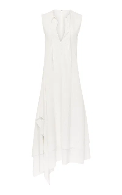 Jw Anderson Striped Double Layer Sleeveless Dress