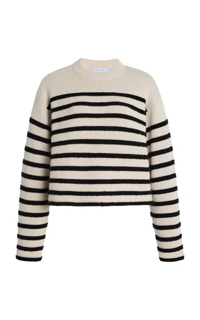 Proenza Schouler White Label Nia Bobble Boucle Sweater In Neutral