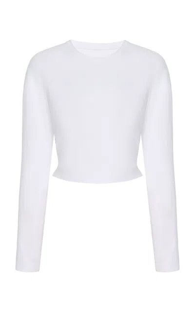 Left On Friday Super Moves Stretch-jersey T-shirt In White