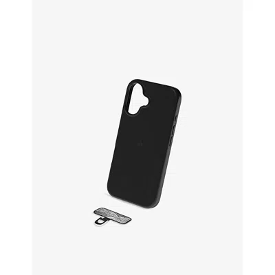 Topologie Womens Black Solid Iphone 16 Silicone Phone Case