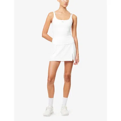 We Are Tala Omens Coconut Milk Skinluxe Multi-strap Sports Vest Top