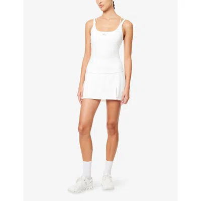 We Are Tala Omens Coconut Milk Skinluxe Side-split Stretch-woven Skort