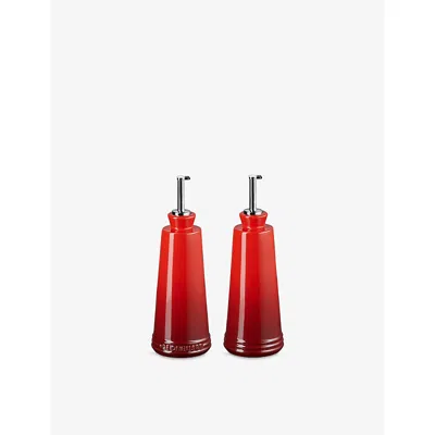 Le Creuset Ise Signature Stoneware Oil And Vinegar Set